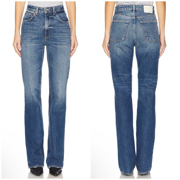 GRLFRND Melanie High Rise Boot Cut Jeans in Los Feliz Size 24
